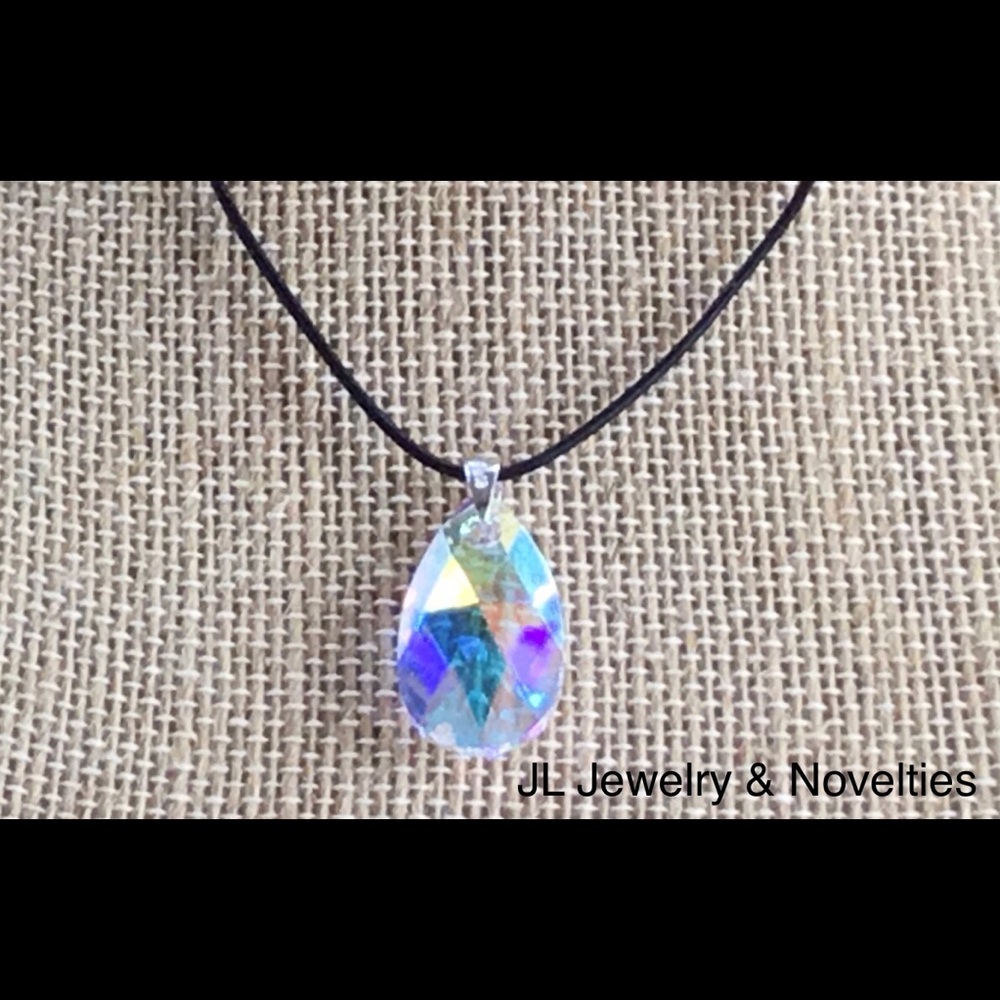 Swarovski Teardrop Crystal Necklace